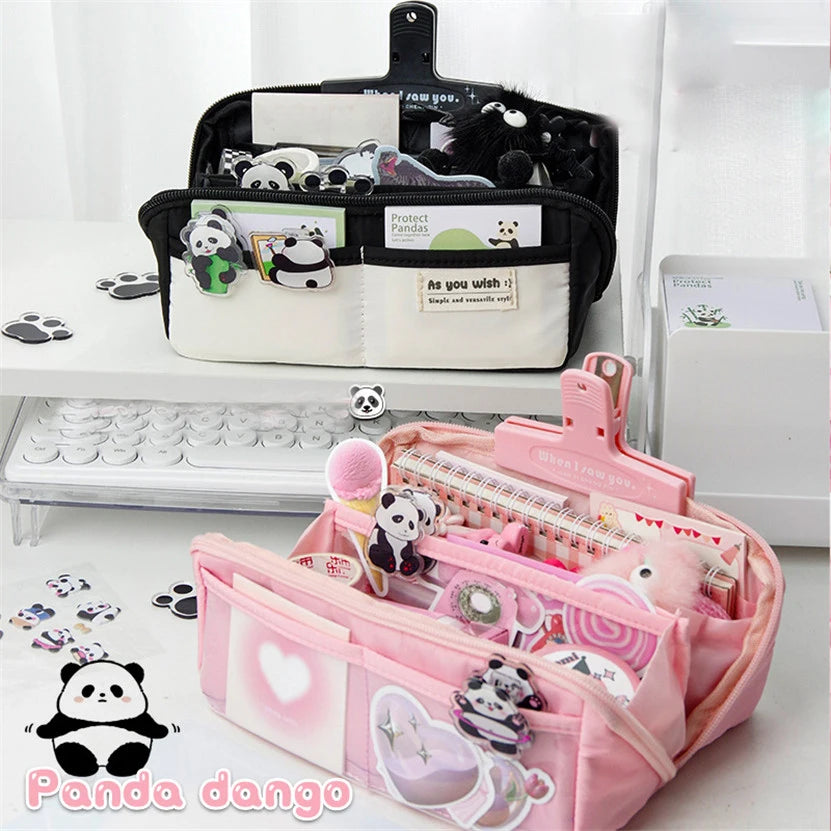 Futurecen Pencil Case Big Transparent Pen Box Cases Cute Bags Lapicera Estuche Escolar Kalemlik Korean Kawaii Organizer Stationery School