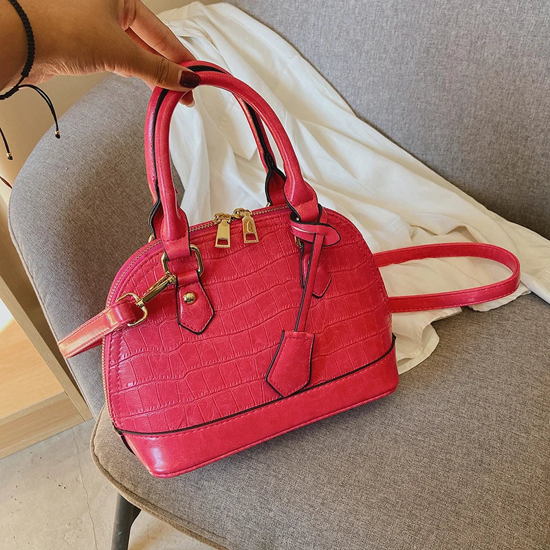 Futurecen  Stone Pattern Women Top Handle Bags Luxury Designer Handbag Mini Hard Shell Bag Colorful Purses And Handbags Bolsa Feminina