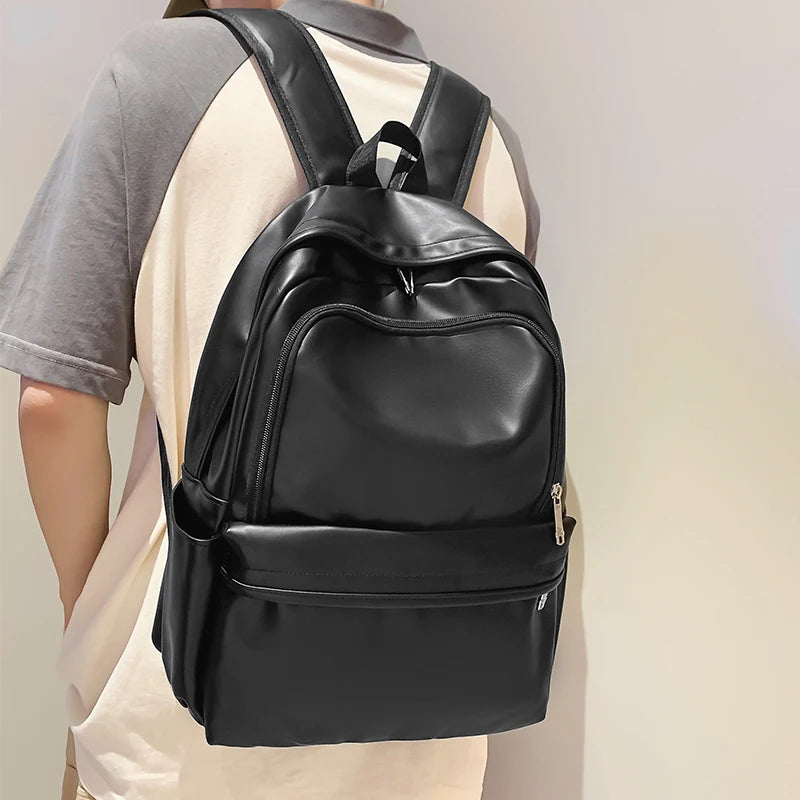 Woman Backpack New Leather Rucksack Women's Knapsack Travel Bagpacks School Bags for Teenage Girls Boys Mochila Back Pack