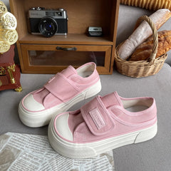 Futurecen Shoes Woman  Round Toe Clogs Platform Slip-on Casual Female Sneakers New Creepers Retro Small Slip On Espadrille Cute