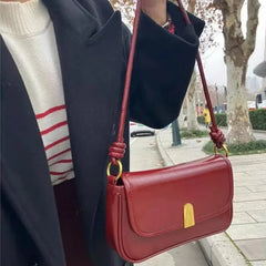 Futurecen All Match Ins Vintage Fashion Shoulder Bags Office Lady Korean Chic Simple Handbags Elegant Y2k Women Retro Casual  Underarm Bag