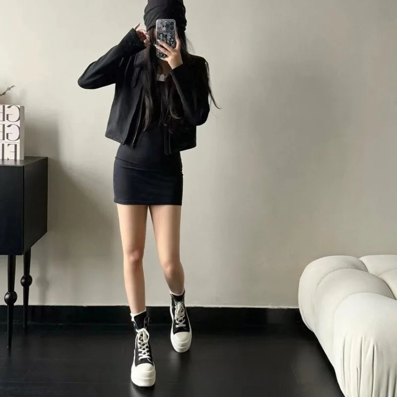 Futurecen  -  Thick bottom height increase gang shoes female tide cool summer new lace up muffin plate shoes with skirt short boots