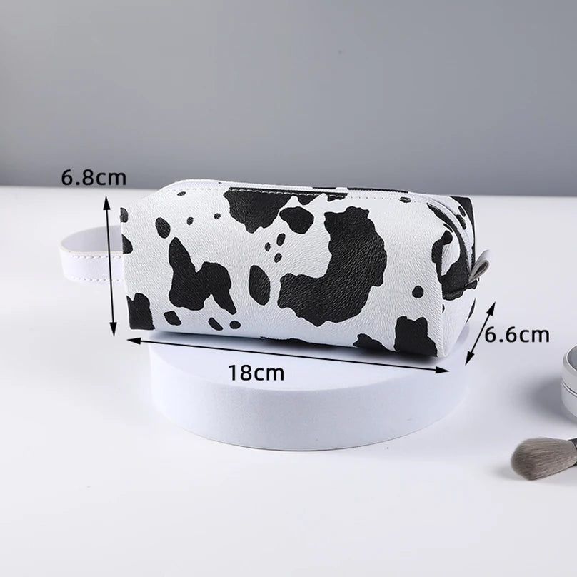 Futurecen  -  Cow Pattern Pencil Case Kawaii Stationery Pencilcase Large Capacity Pen Case Trousse Scolaire School Supplies Pencil Pouch