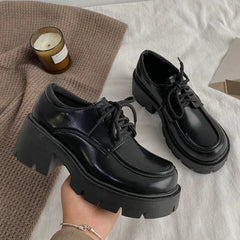 Futurecen Japanese School Uniform Jk Student Shoes Girls Women Kawaii Lolita Soft Sister Round Toe Platform low Heel shoes Mary Jane Shoes