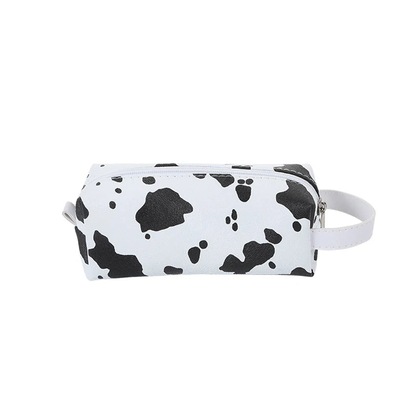 Futurecen  -  Cow Pattern Pencil Case Kawaii Stationery Pencilcase Large Capacity Pen Case Trousse Scolaire School Supplies Pencil Pouch