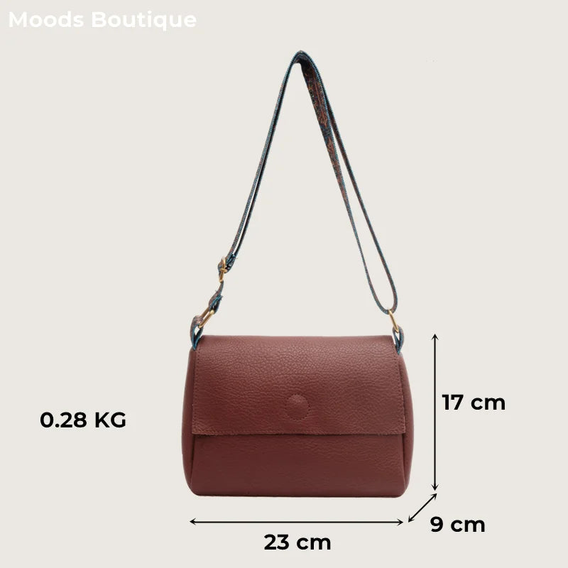 Futurecen  Women Retro Crossbody Purse Bags Litchi Pattern Soft PU Solid Color Messenger Side Bag Latest Branded Shoulder Totes