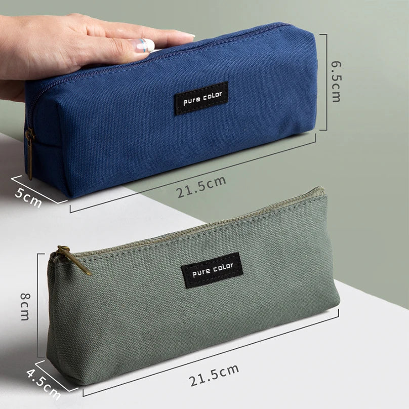 Futurecen  -  Pencil Case Korean Stationery Pen Case Estuches Large Capacity Basic Pencilcase School Supplies Trousse Scolaire Pencil Pouch