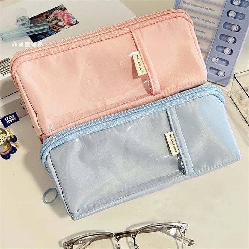 Futurecen Pencil Case Large Capacity Pen Case Estuches Escolares Kalemlik Astuccio Kawaii Productos Japanese Stationery Trousse Cute Bags