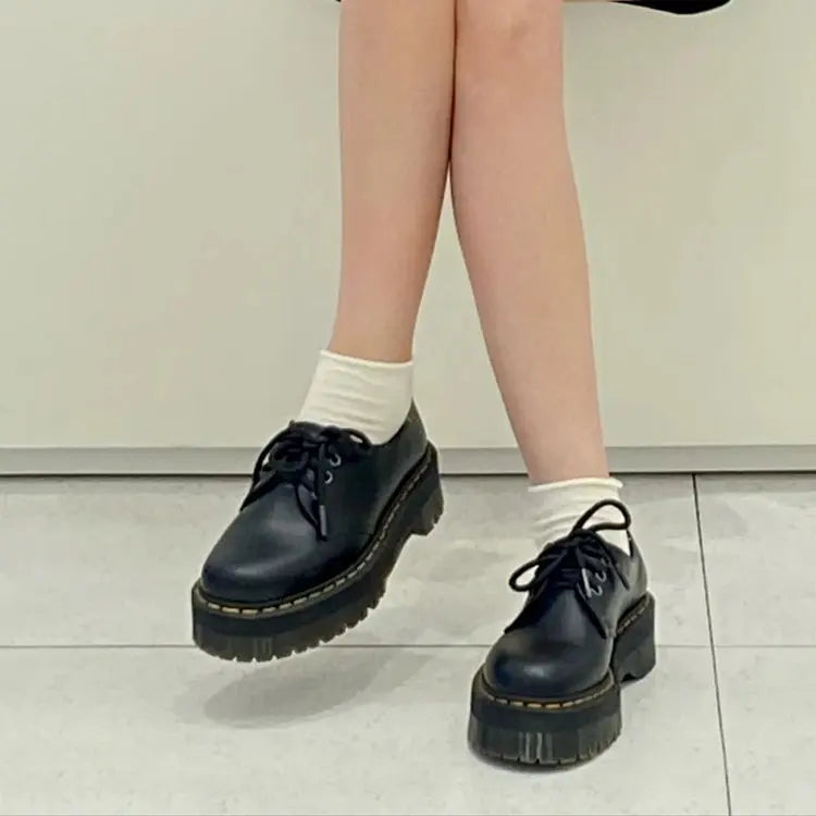 Futurecen Lolita Shoes Women Japanese Mary Jane Shoes Women Vintage Girls Students JK Uniform High Heel Platform Shoes Cosplay