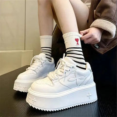 Futurecen  -  Spring and Autumn new fashion casual heightened women's trainers shoes shoes thick sole