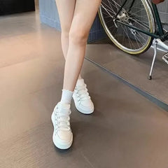 Futurecen  -  Tennis Sneakers Woman Spring Summer Sports Board Shoes Fashion Comfort Colorful Casual Academy Style Little White Shoes Female