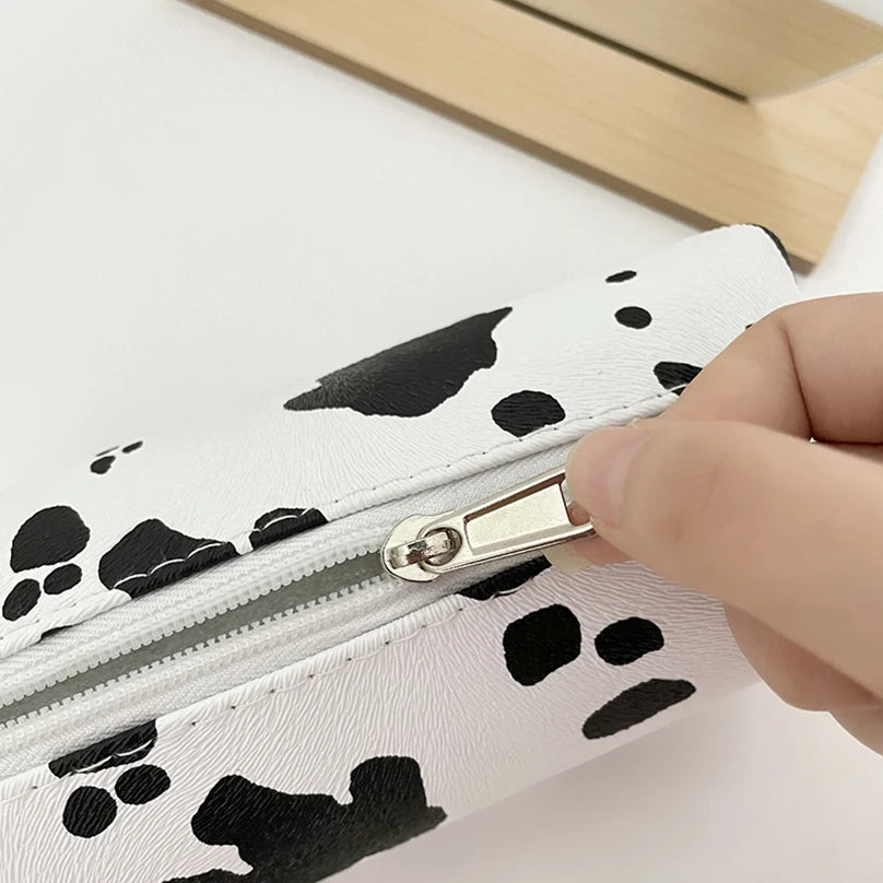 Futurecen  -  Cow Pattern Pencil Case Kawaii Stationery Pencilcase Large Capacity Pen Case Trousse Scolaire School Supplies Pencil Pouch