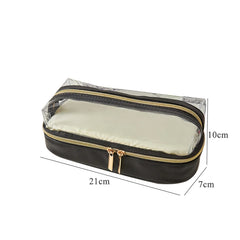 Futurecen  -  Pencil Case Transparent School Supplies Pencilcase Large Capacity Pencil Box Estuches Escolares Kawaii Stationery Pencil Cases