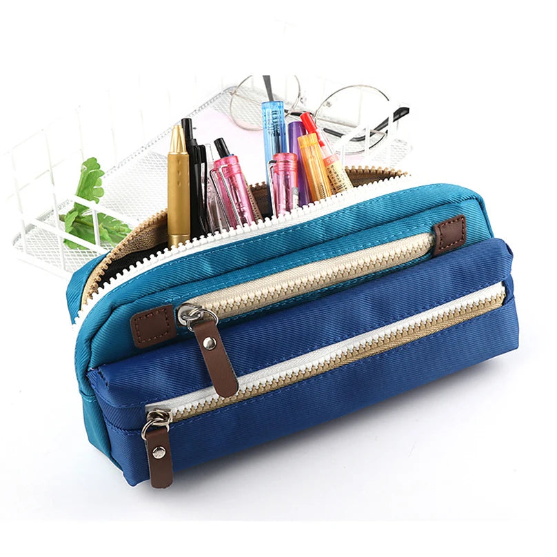 Futurecen  -  Large Capacity Pencil Case Estuche Escolar Pencilcase Three Layers Pen Case Astuccio Trousse Scolaire Stationery Pencil Pouch