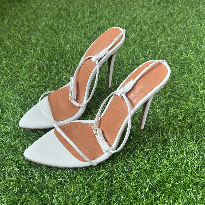 Design Buckle Strap Modern Women Sandals Fashion Summer High Heels Sexy Open Toe Night-club Shoes Zapatos Mujer Custom All Color