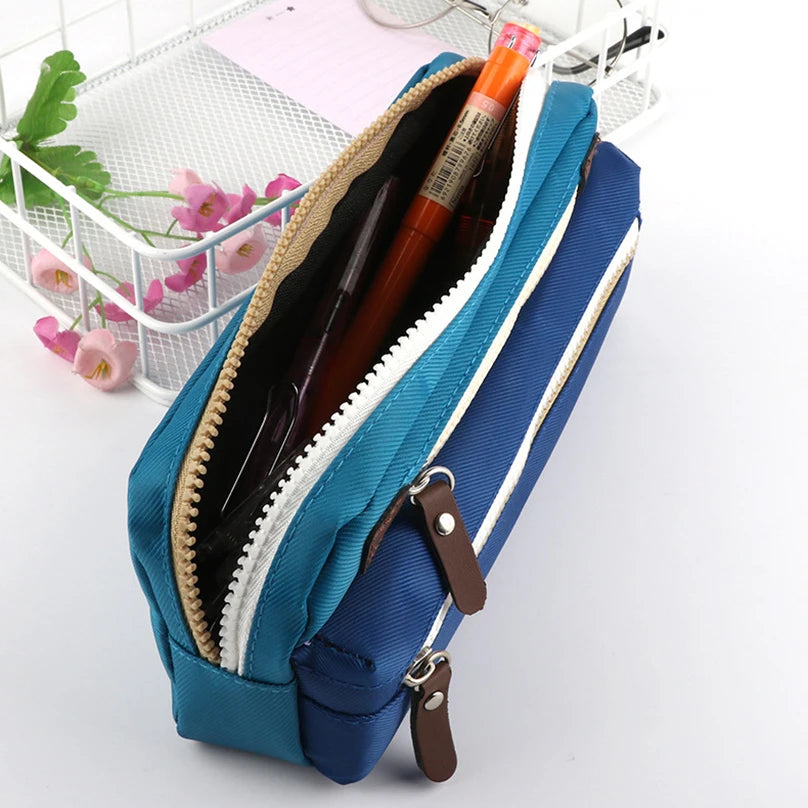 Futurecen  -  Large Capacity Pencil Case Estuche Escolar Pencilcase Three Layers Pen Case Astuccio Trousse Scolaire Stationery Pencil Pouch