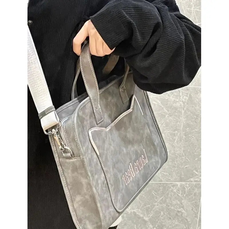 Futurecen  -  outfit ideas Fahion Women's Bag Trend New Kawaii Cat Letter Print Ladies Crossbody Shoulder Bags Commute Laptop Bolso Mujer