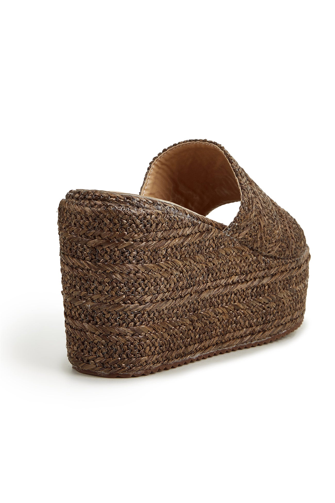 Solid Espadrille Wedge Sandals