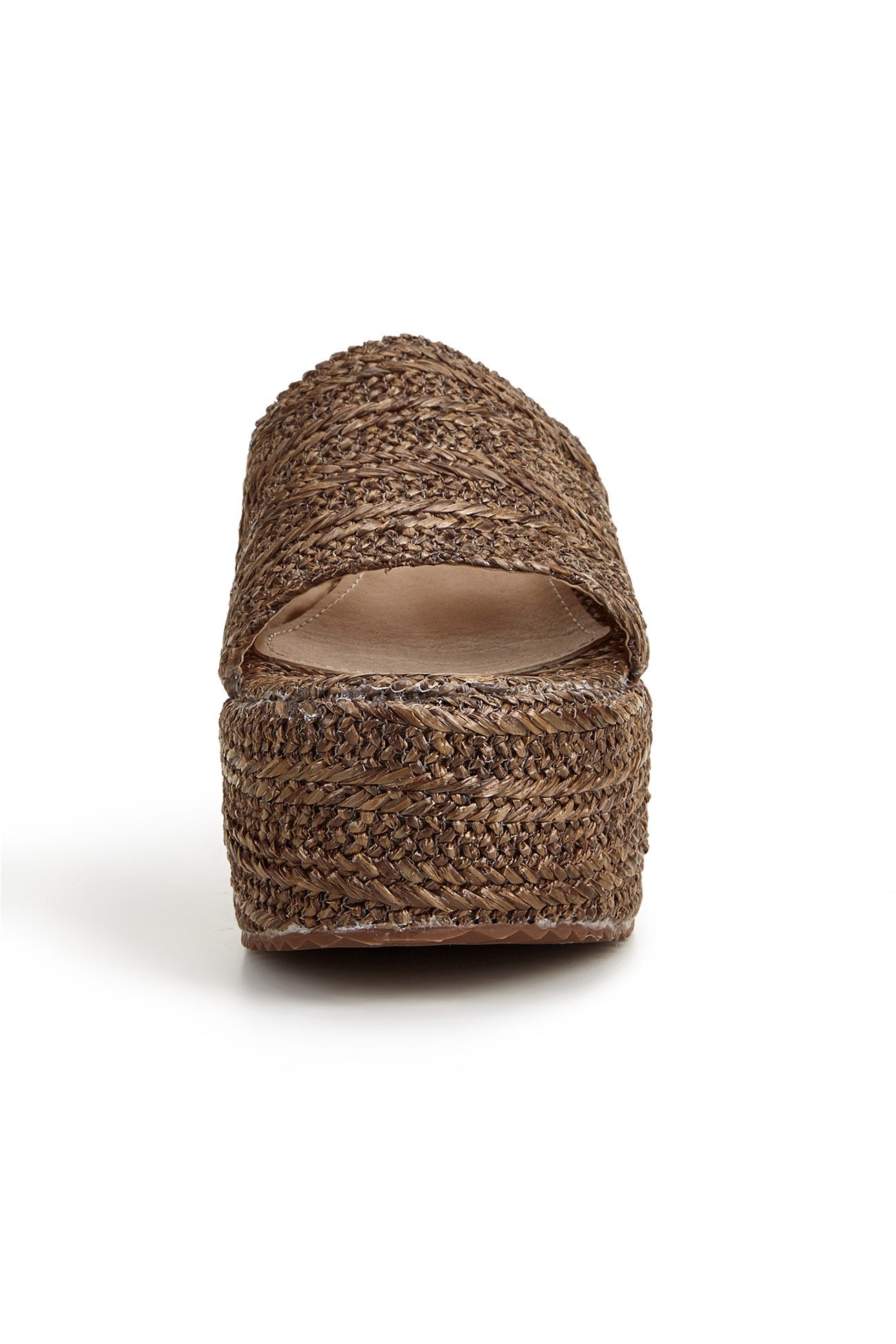 Solid Espadrille Wedge Sandals