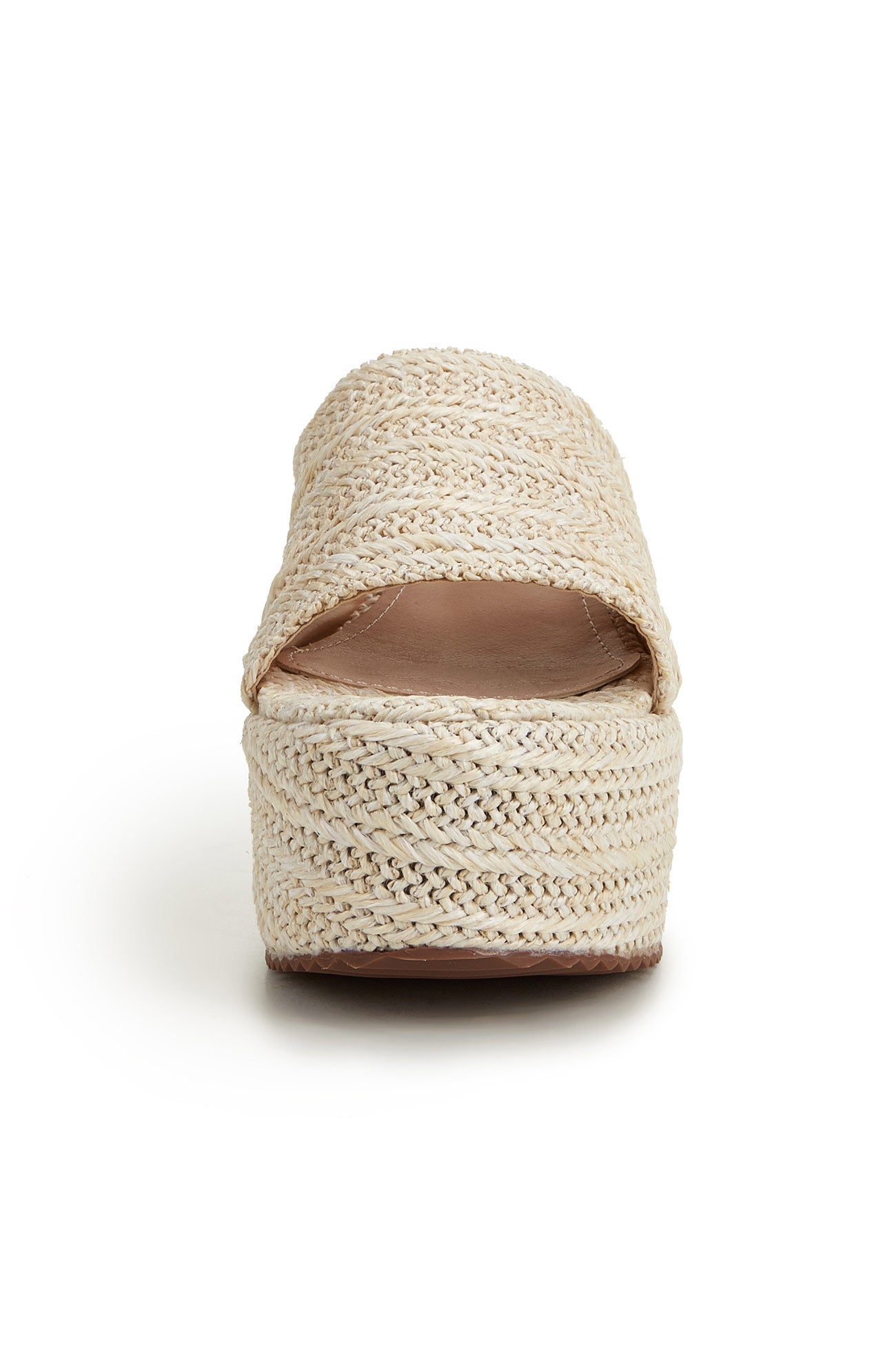 Solid Espadrille Wedge Sandals