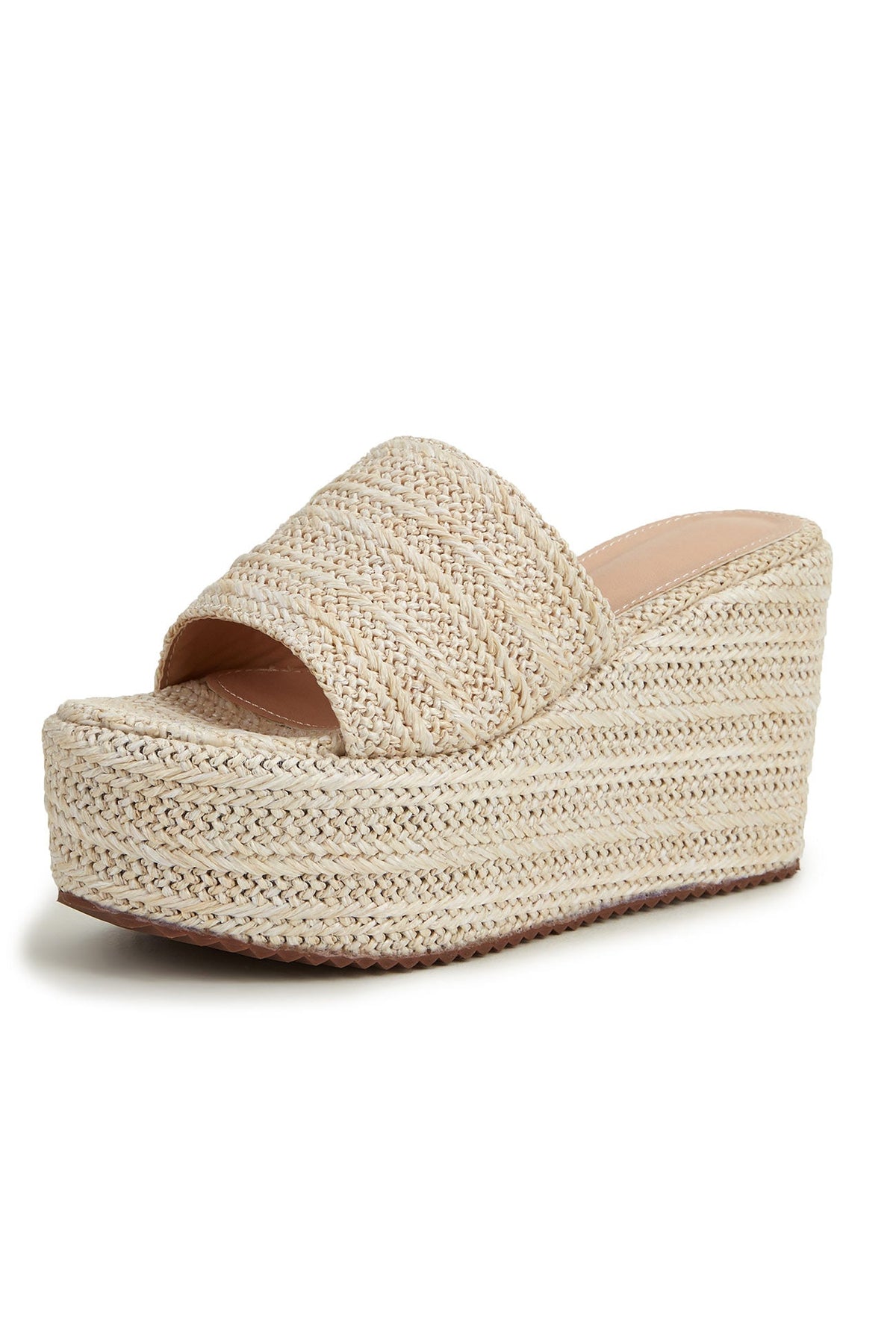 Solid Espadrille Wedge Sandals