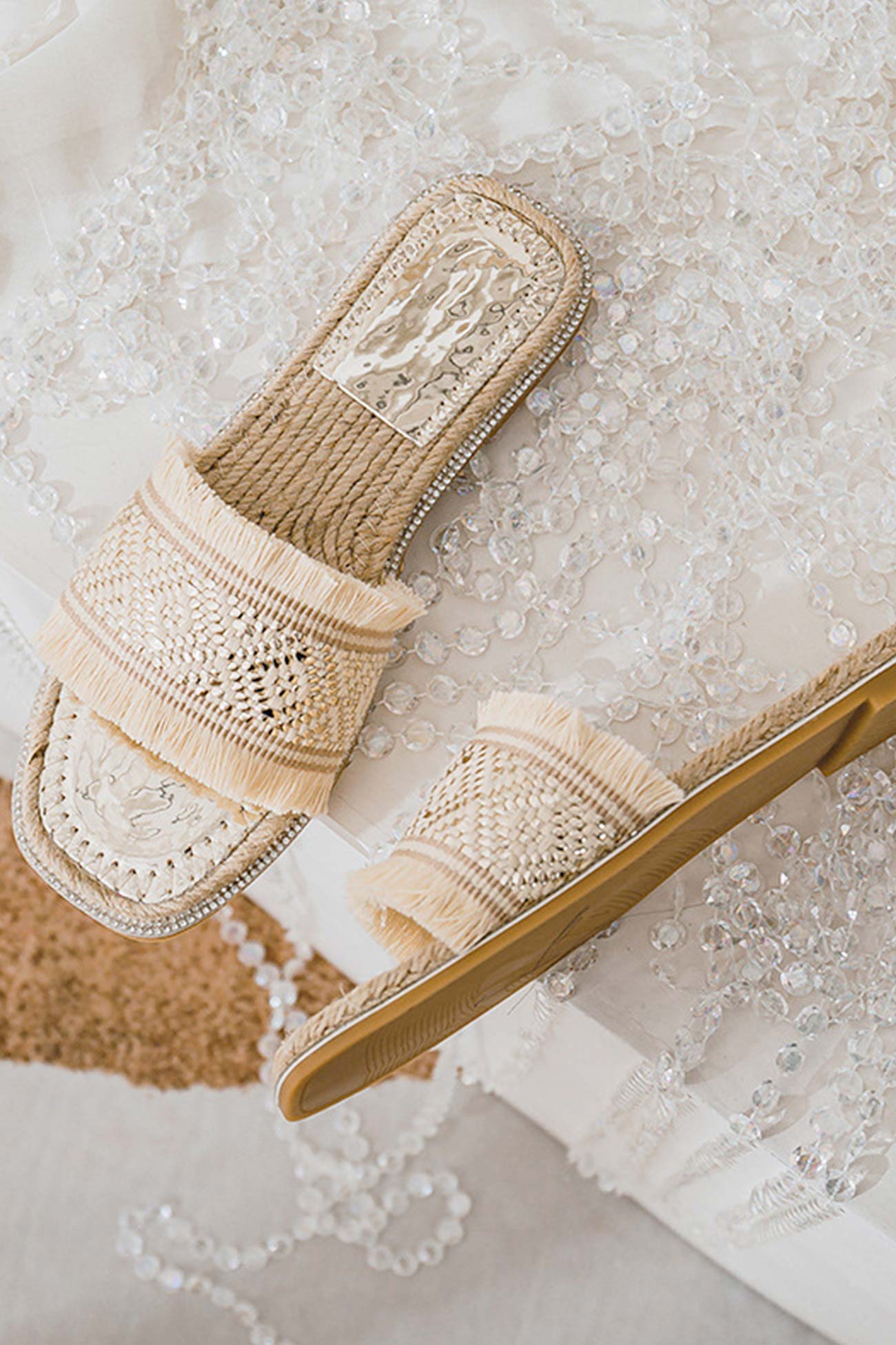 Vintage Espadrille Flat Sandals