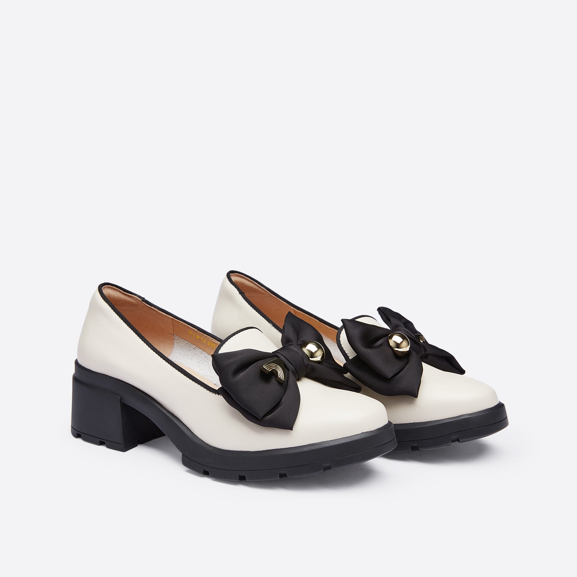 Women Cute & Sweet Round Toe Wedge Loafers