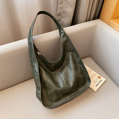 Daily Casual Solid Color Shoulder Luna Bags