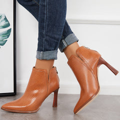 Women's Faux Leather & Suede Ankle Boots