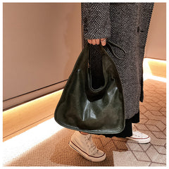 Daily Casual Solid Color Shoulder Luna Bags