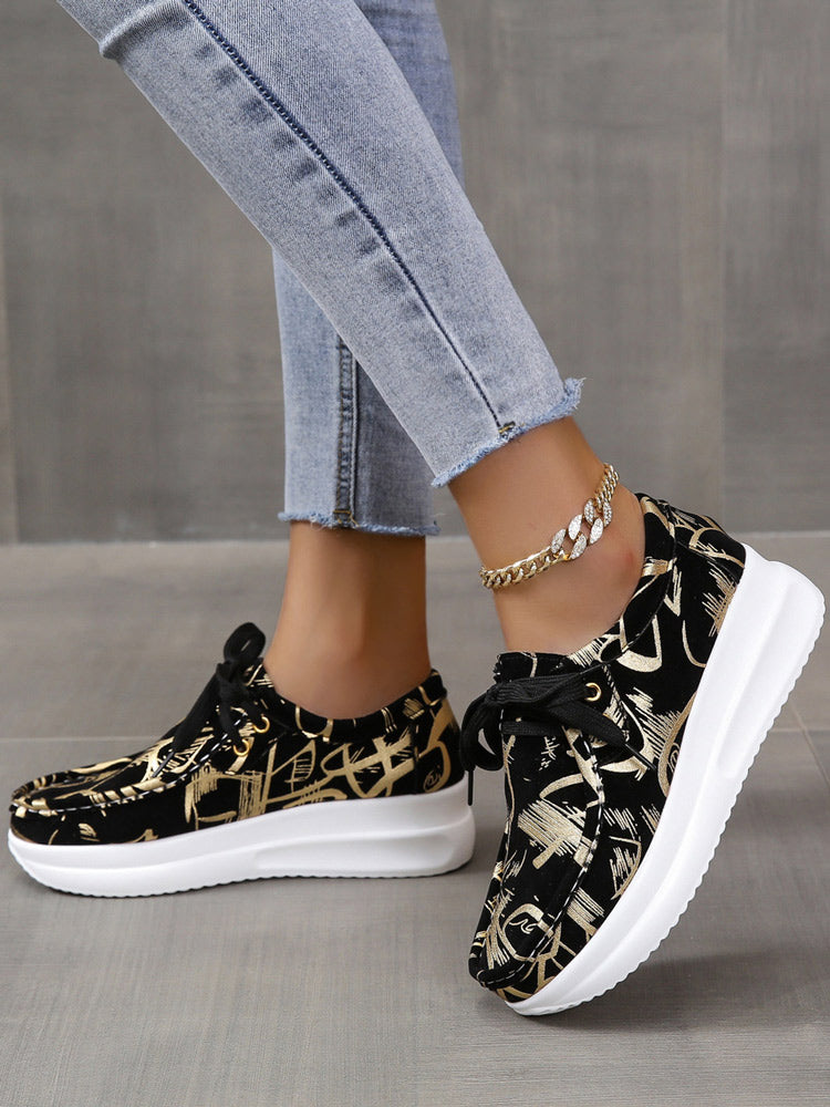 Lace Up Casual Sneakers