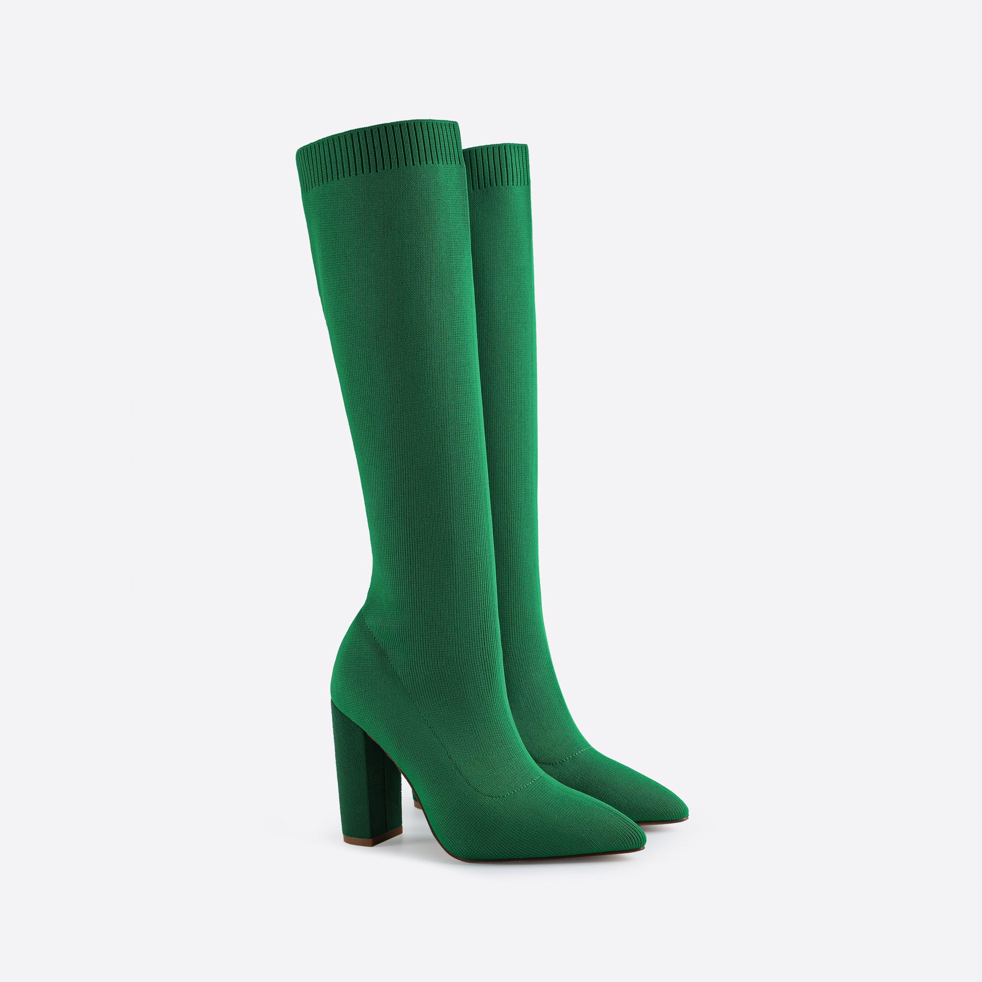 Futurecen-  Women Pointed Toe Sock Boots