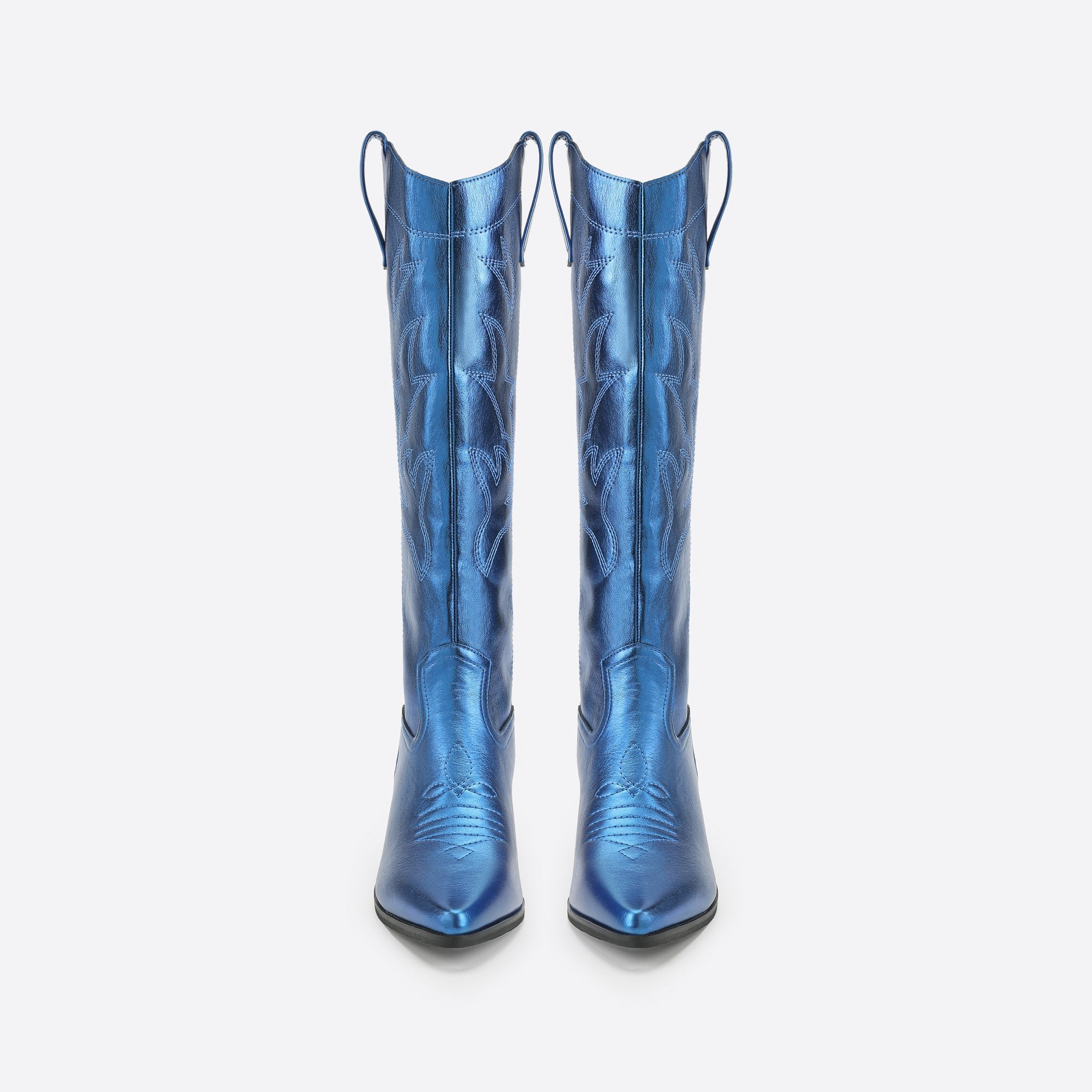 Women Thick Heeled Pointed Toe Boots