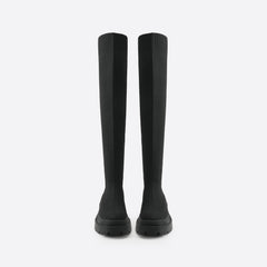 Women Thick-Soled Knee-High Sock Boots