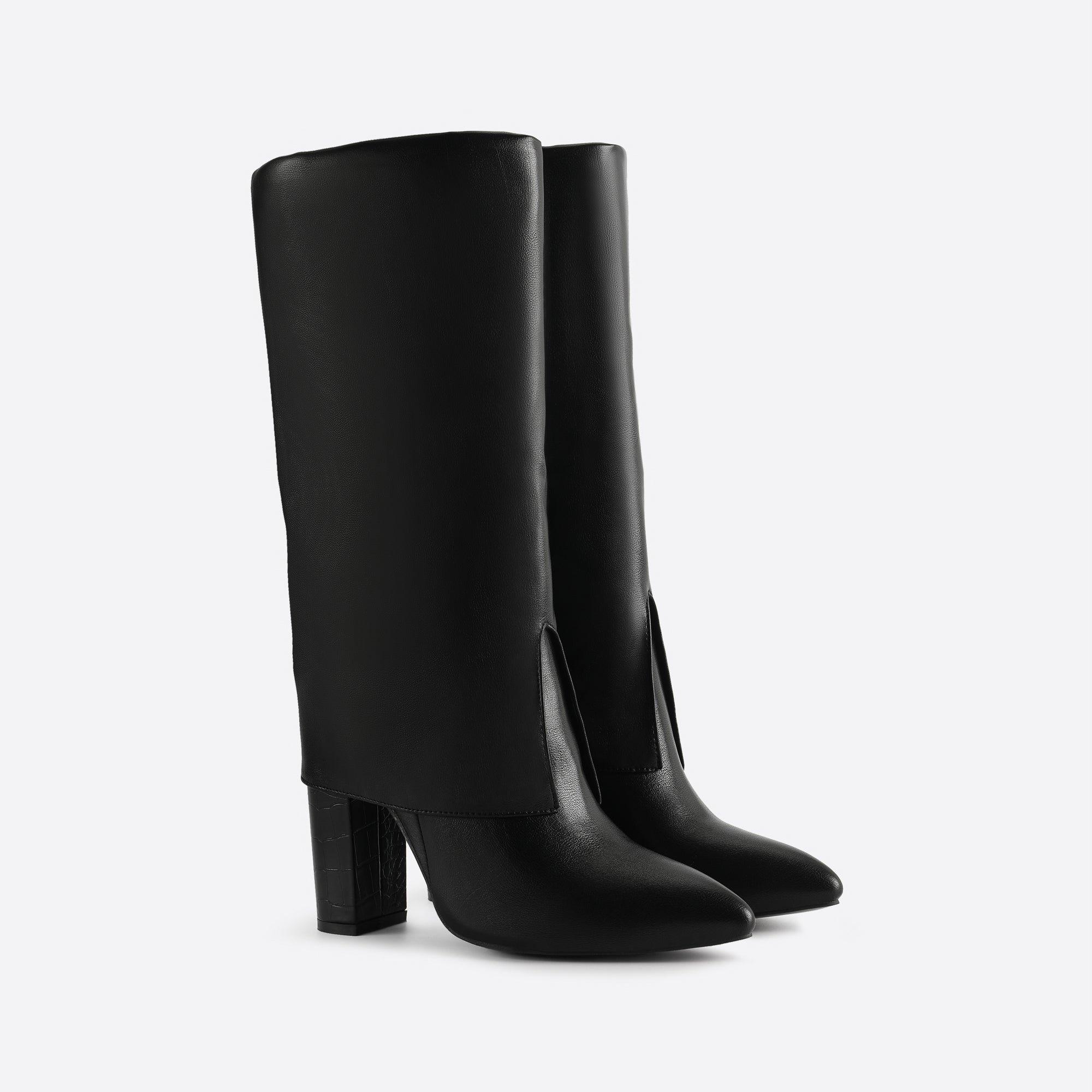 Women Chunky Heeled Boots