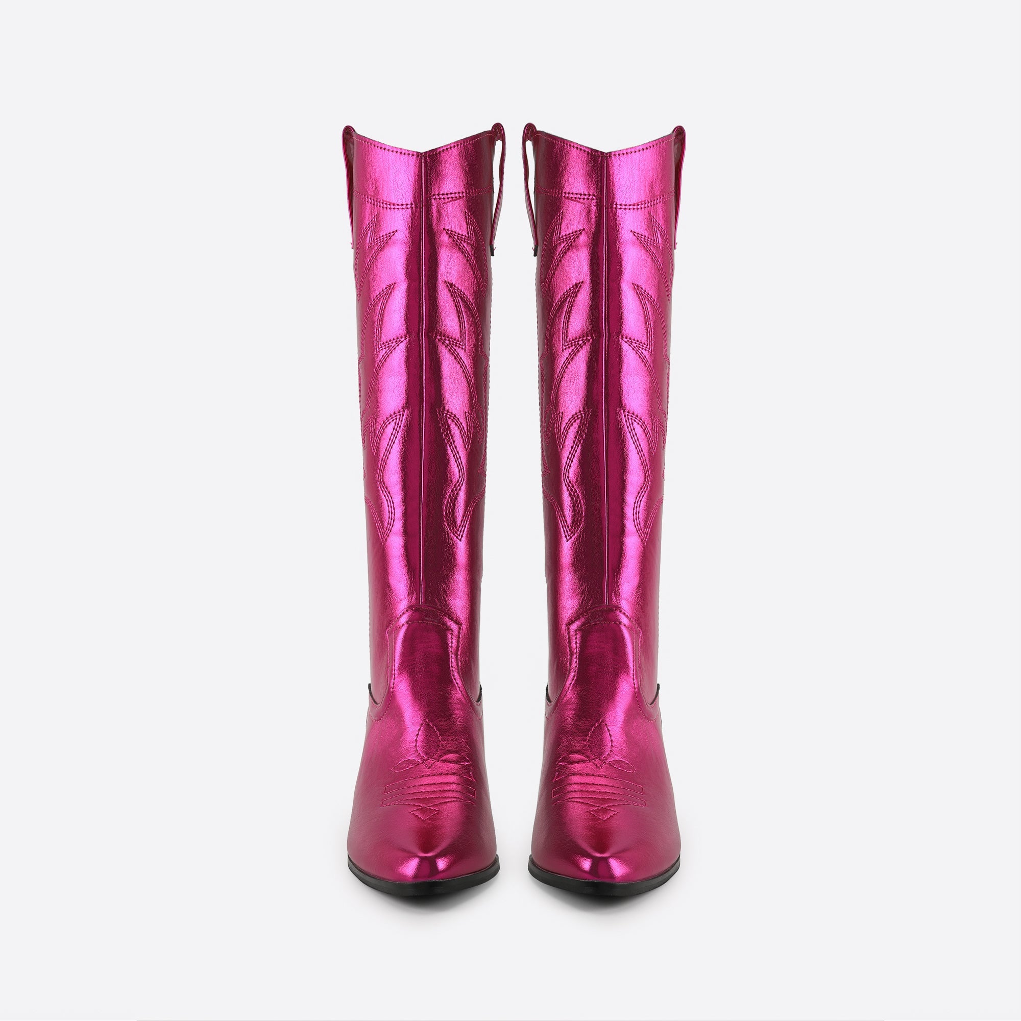 Women Thick Heeled Pointed Toe Boots