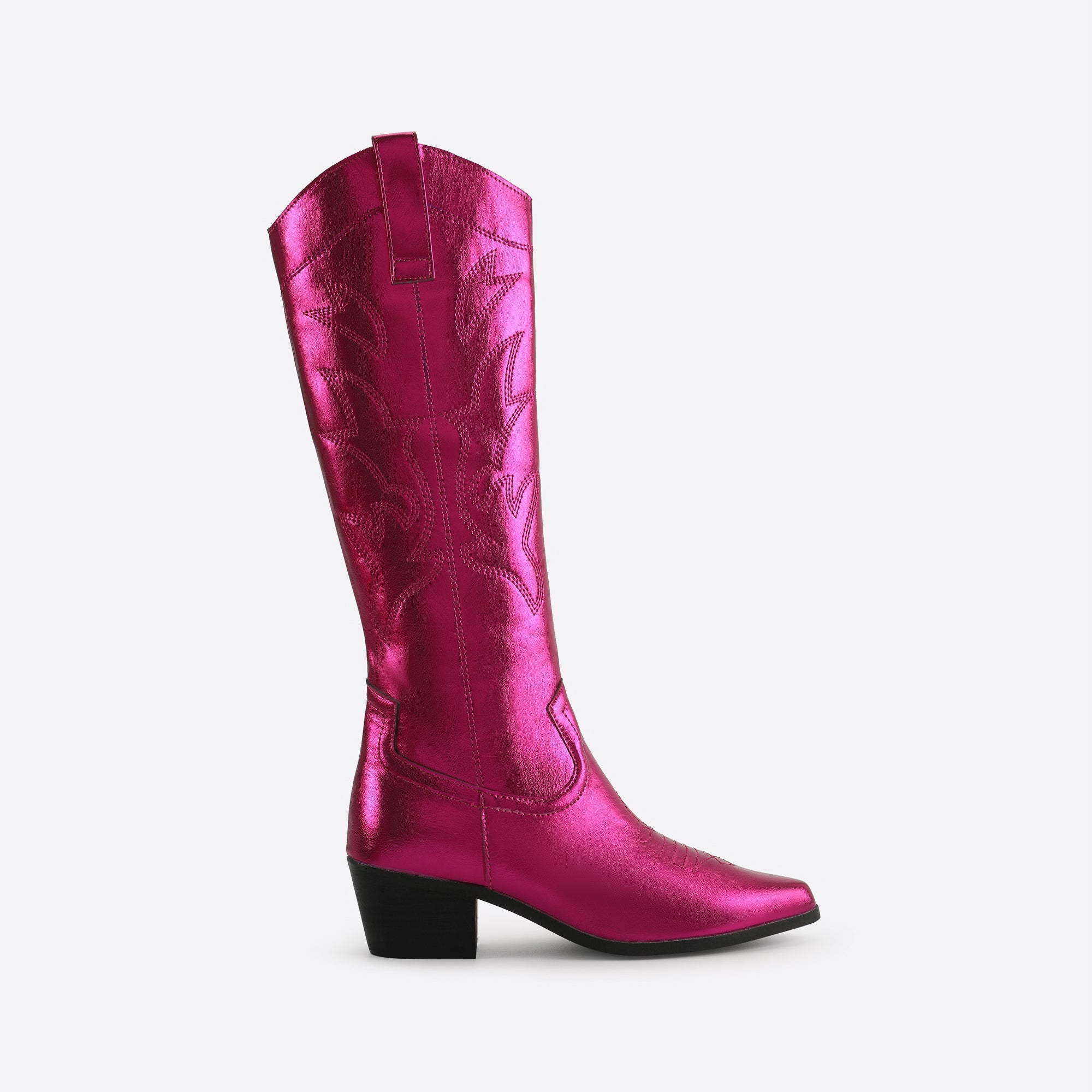 Women Thick Heeled Pointed Toe Boots