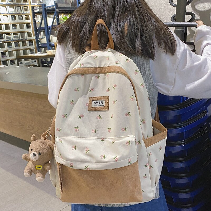 Kawaii Pattern Laptop Backpack