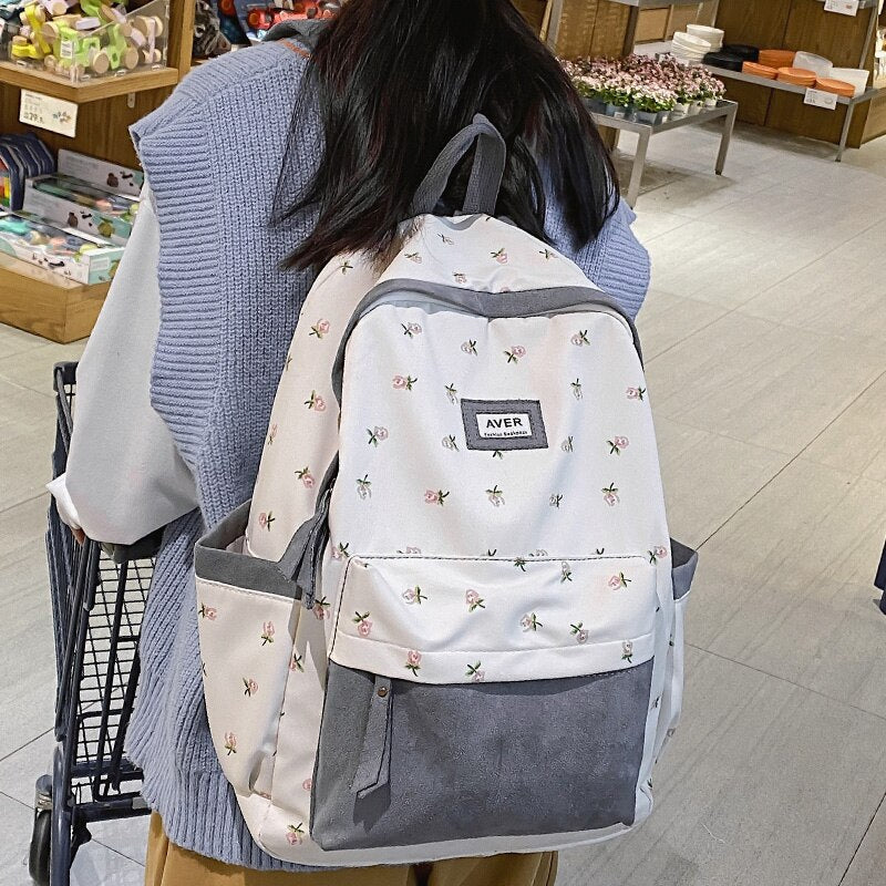 Kawaii Pattern Laptop Backpack