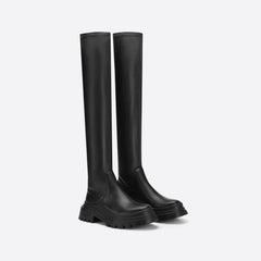 Women British Style Over-The-Knee Thick-Soled Boots