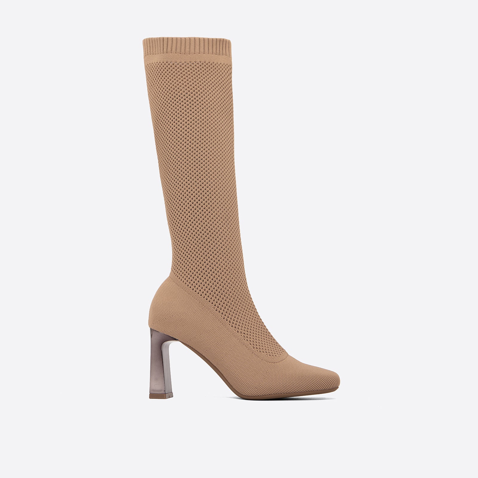 Futurecen- Women Chunky Heeled High Boots