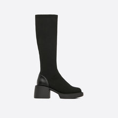 Futurecen- Women Platform Chunky Heeled High Boots