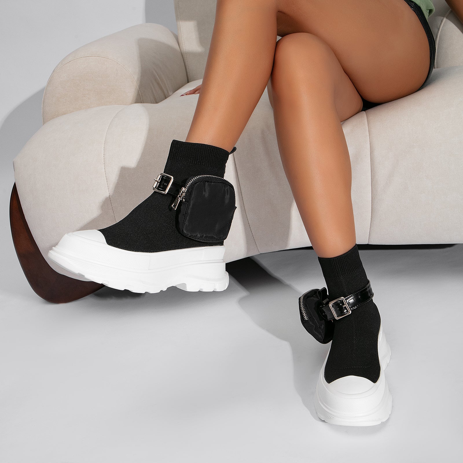 Futurecen-Women Mesh Ankle Boots