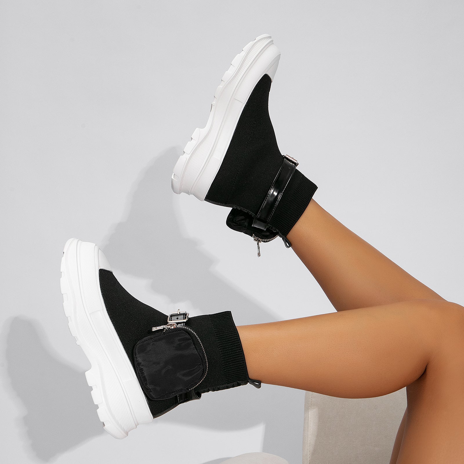 Futurecen-Women Mesh Ankle Boots