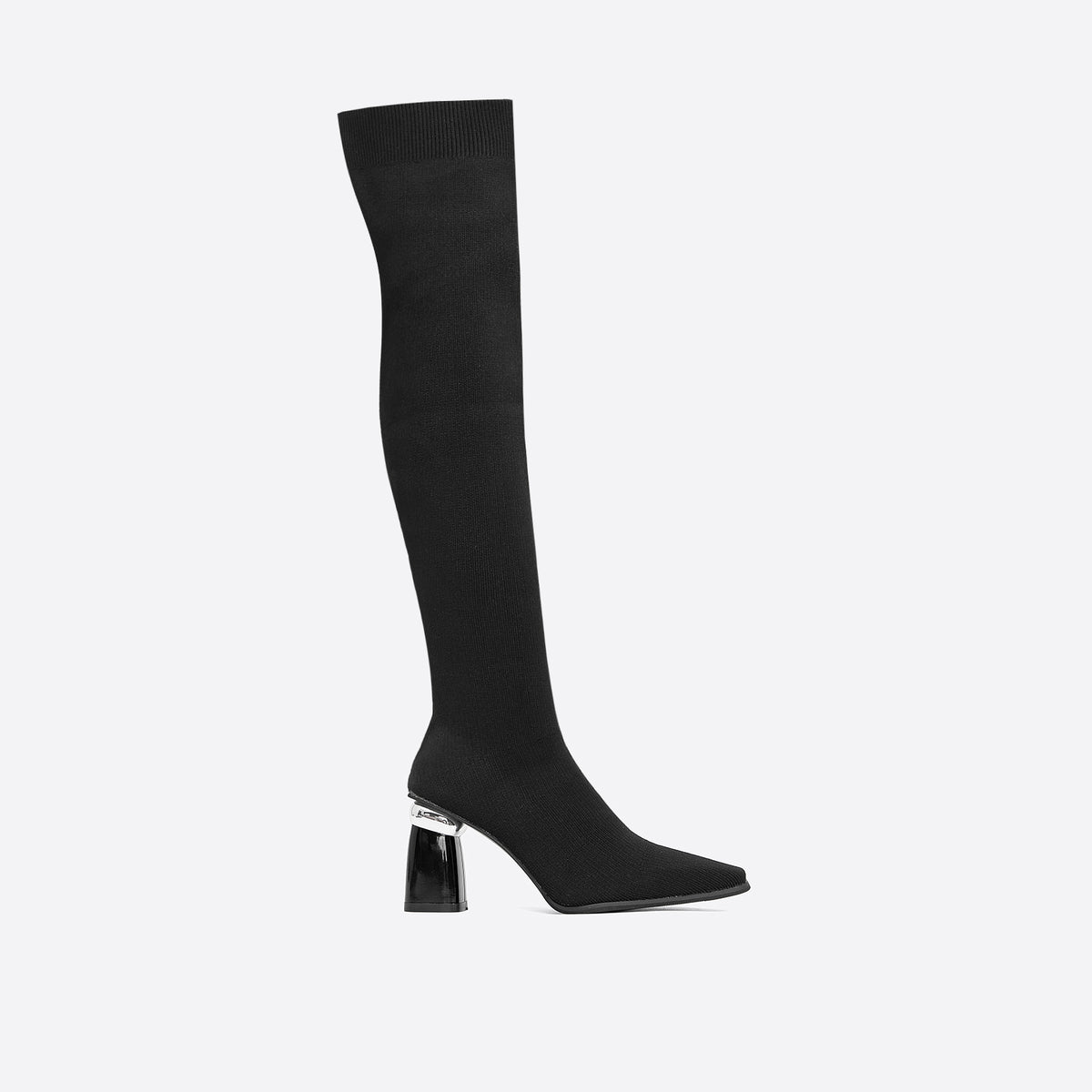 Futurecen- Women Minimalist Over Knee Boots