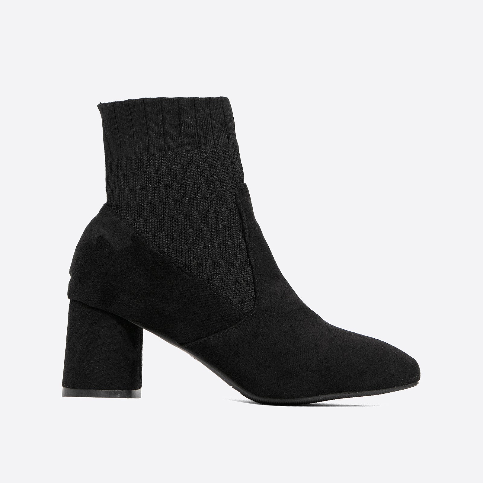 Futurecen- Women Two Tone Heeled Ankle Boots