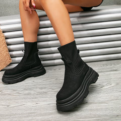 Futurecen- Women Minimalist Ankle Boots