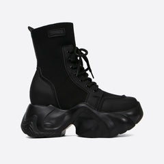 Futurecen-Women Platform Casual Ankle Boots