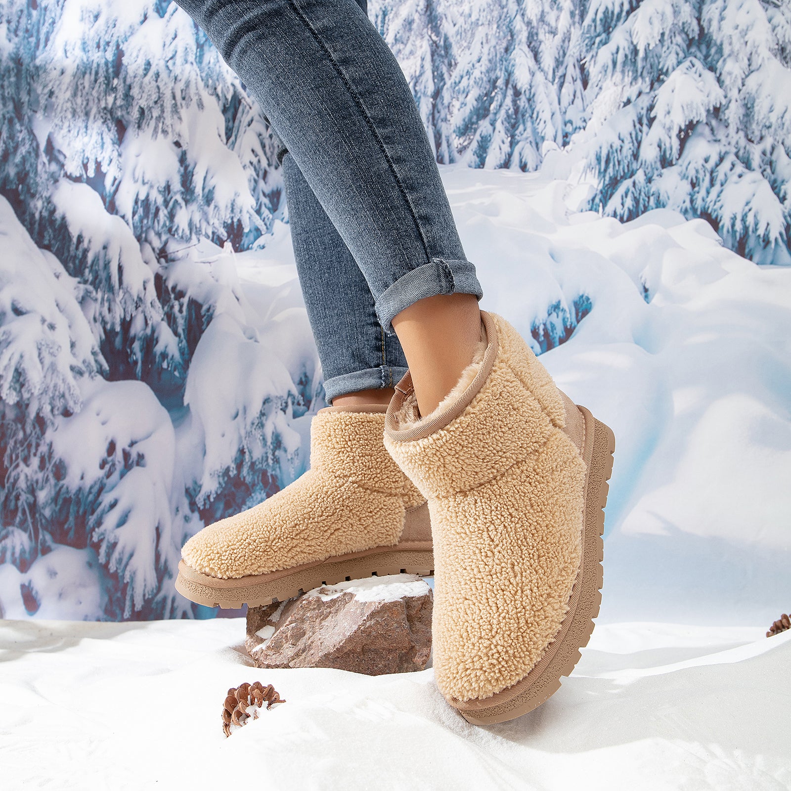 Women Platform Daily Winter & Snow Boots