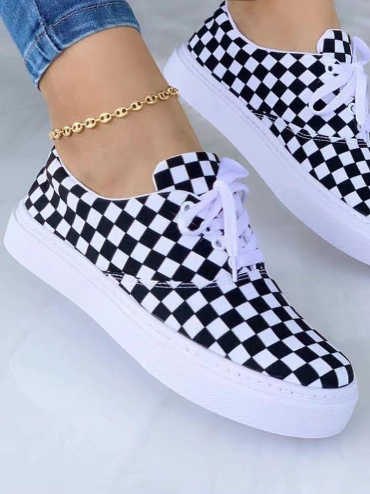 Lace Up Casual Sneakers